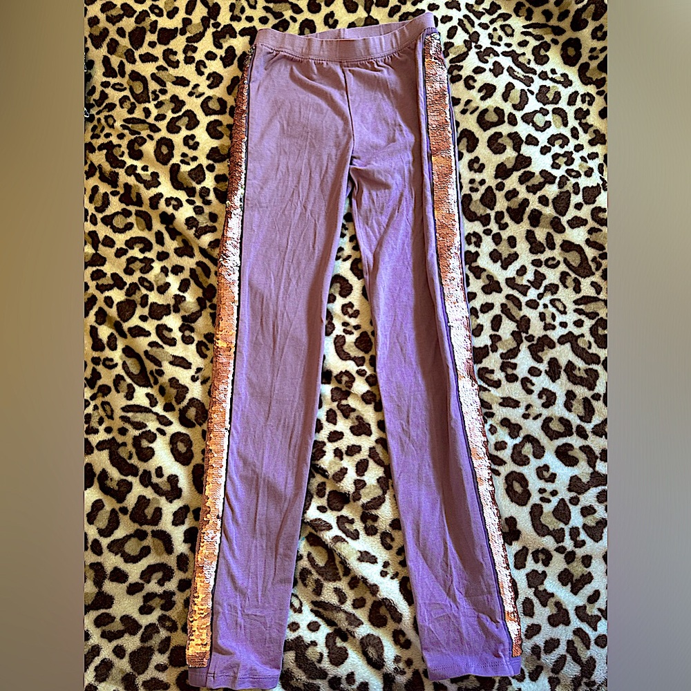 EXCELLENT/LIKE NEW/PRE OWNED condition GAP KIDS girls flippy sequin leggings